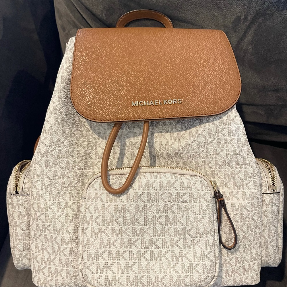 Michael Kors Abbey Large Cargo Backpack